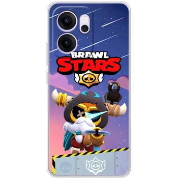 Силиконовый Чехол с Картинкой для OPPO Reno 14 F Принт (Бравл Старс Корделиус, Brawl Stars Cordelius) (67919-ysm024)