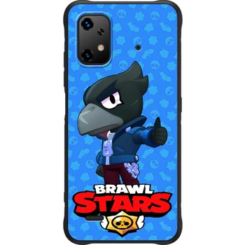 Силиконовый Чехол с Картинкой для Umidigi Bison X20 Принт (Бравл Старс Ворон, Brawl Stars Crow) (68059-ysm016)