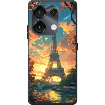 Силиконовый Чехол с Картинкой для Umidigi G9 Принт (Париж, Эйфелева Башня) (67924-ysm037)