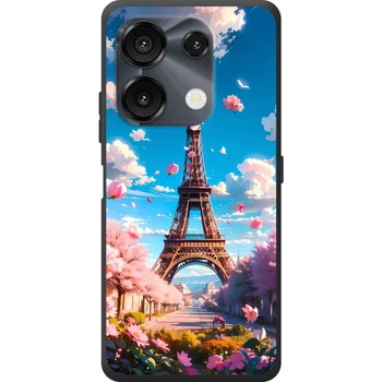 Силиконовый Чехол с Картинкой для Umidigi G9 Принт (Париж, Эйфелева Башня) (67924-ysm035)