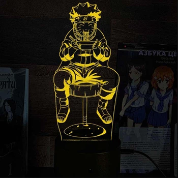 Светильник-ночник Наруто рамен Naruto 16 цветов USB (28007)