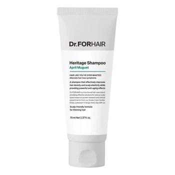 Шампунь для ослабленої шкіри голови та тонкого волосся Dr.FORHAIR Heritage Shampoo April Muguet, 70 мл