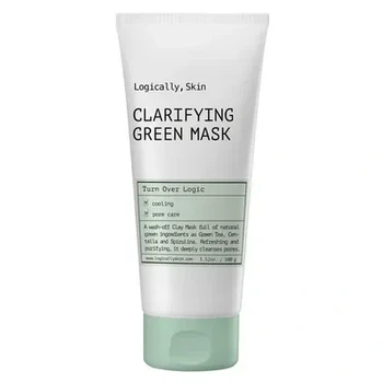 Clarifying Green Mask Очищувальна маска з глиною та спіруліною Logically Skin 100g