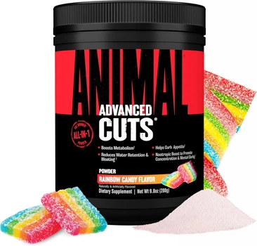 Жироспалювач Universal Nutrition Animal Cuts Powder 280 г, Rainbow Candy