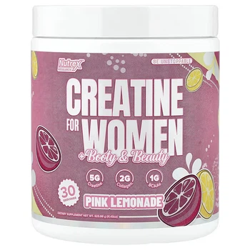 Креатин для женщин Nutrex Creatine for Women + Booty & Beauty 323,98 г, Pink Lemonade