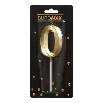 Свеча для торта Buromax цифра "0" (BM.98000-00)