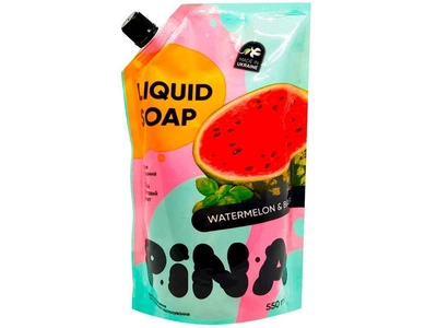 Мило рідке PINA 550мл дой-пак Watermelon and basil