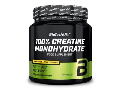 Креатин BioTech USA 100% Creatine Monohydrate 300 грамм Вкус Юдзу