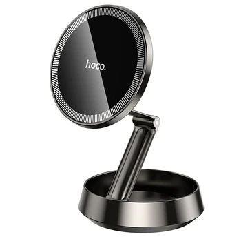 Тримач HOCO Metal ring magnetic car holder (center console) H83 |4.5-7"|