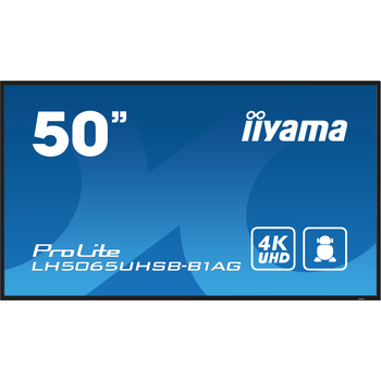 Інформаційний дисплей IIYAMA ProLite LH5065UHSB-B1AG 49.5" VA 4K UHD 800 cd/m² Android 11 Black