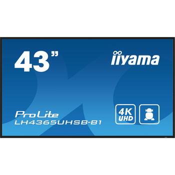 Информационный дисплей IIYAMA ProLite LH4365UHSB-B1 42.5" IPS 4K UHD 800 cd/m² Android 11 Black