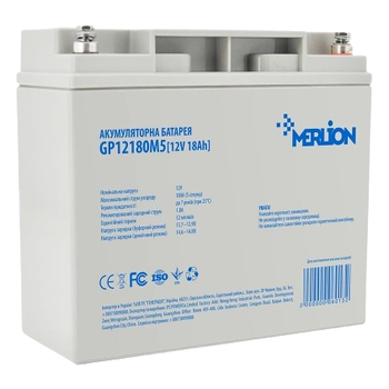 Аккумуляторная батарея для ИБП Merlion GP12180M5 12V 18Ah AGM (GP12180M5)