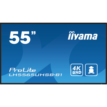 Информационный дисплей IIYAMA ProLite LH5565UHSB-B1 54.6" IPS 4K UHD 800 cd/m² Android 11 Black