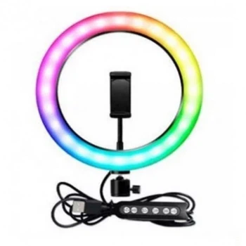 Кольцевая лампа MJ30 RGB30 см без штатива