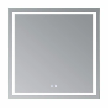 Дзеркало Qtap Mideya (MI1) 800x800 з LED-підсвіткою Touch, з антизапотіванням, димером, регулятором яскравості QT2078NCF808048477