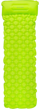 Materac dmuchany Spokey trekkingowy ultralight Air Bed 190 × 60 × 6 cm Zielony 941059 (5905339410597)