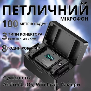 Бездротовий петличний мікрофон Proove Forum black