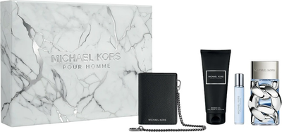 Набір для чоловіків Michael Kors Pour Homme Парфумована вода 100 мл + Гель для душу 100 мл + Мініатюра Парфумована вода 10 мл + Гаманець (850050174974)