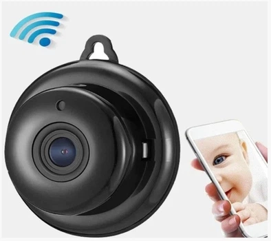 Компактная IP камера V380 с ночным режимом и двусторонним звуком