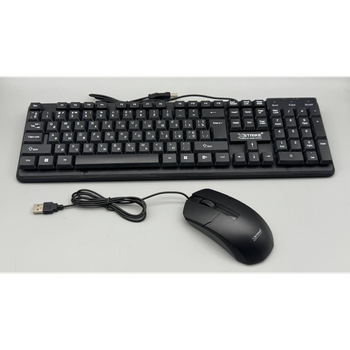 Проводная клавиатура и мышка Игровой набор для геймеров XSTRIKE X-1012 USB OFFICE