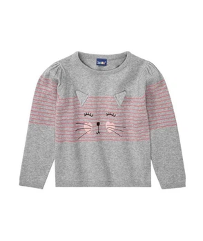 Джемпер з м'якої пряжі для дівчинки Lupilu LIDL 382073 110-116 см (4-6 years) сірий