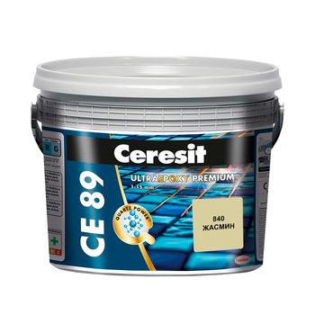 Фуга епоксидна для швів Ceresit CE89 Ultraepoxy Premium 840 жасмин 2,5 кг
