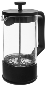 Чайник для заварювання кави і чаю Orion скляний Чорний 1 л (8592381204334)
