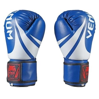 Боксерские перчатки 14 oz синие VM2145-14B