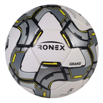 М'яч футбольний №5 Grippy Ronex сірий RX-3G3