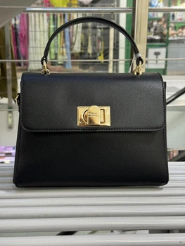 Сумка женская David Jones с клапаном черная CM6914 Black