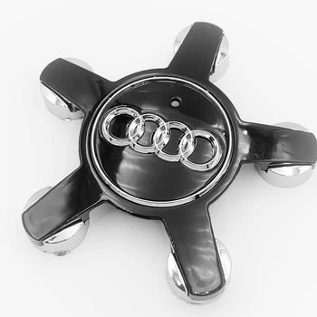 Ковпачок (заглушка) зірка в литий диск AUDI (Ауді) 135 мм Чорний CountryMan
