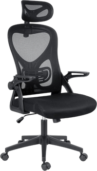 Fotel biurowy Sofotel Todden z mikrosiatki Czarny (5903890623395)