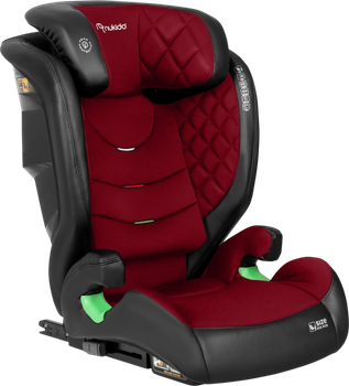 Автокрісло Nukido Louis ISOFIX 15-36 кг Чорно-червоне (5903890619138)
