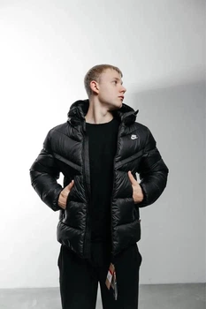 Пуховик чоловічий Storm Fit Windrunner Primaloft xl Чорний