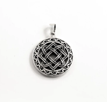 Подвеска оберег лады богородицы Maxi Silver 8636 3.1 см Серебристый