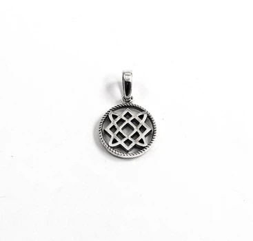 Подвеска славянский оберег лады богородицы Maxi Silver 9525 1.5 см Серебристый