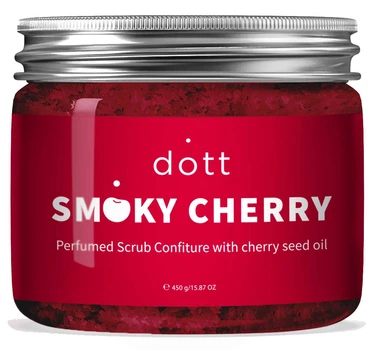 Парфумований скраб-конфітюр dott Smoky Cherry з олією вишневих кісточок 450 г (666)