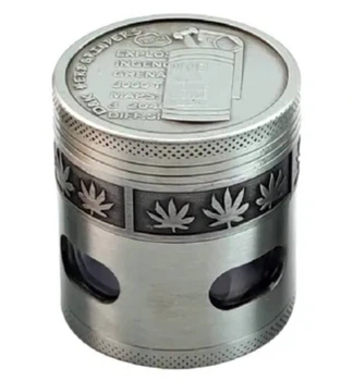 Гриндер для измельчения табака Changfeng D&K Гранаты DK-5081-X4 Silver 2 (15707-hbr)