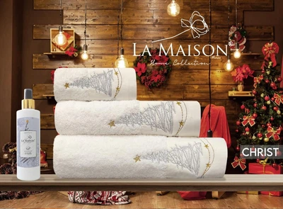 Подарочный набор полотенец La Maison, 3 шт. с ароматом Christ