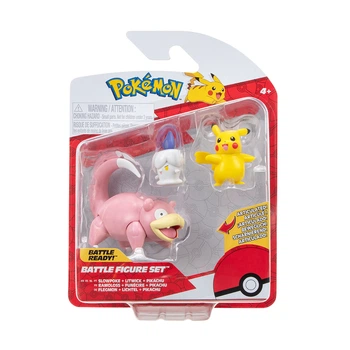 Набор игровых фигурок Pokemon Пикачу-Литвик-Слоупок 3 шт