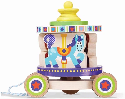 Первая деревянная игрушка "Карусель" Melissa&Doug MD13616