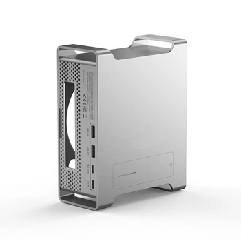Док станция Хаб Blueendless MAC908 9 в 1 USB Type-C с поддержкой M2 SSD NVMe для Mac Mini M4 / M4 Pro 9 портов
