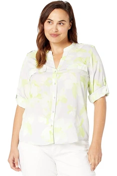 Рубашка Calvin Klein 42(S) Салатовый (125658)