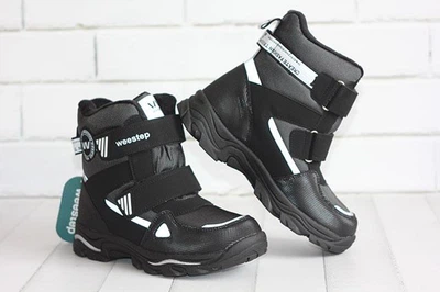 Черевкики зимові для хлопчика чорні Weestep Розмір 36 23.7 см устілка R125068635 BKGR