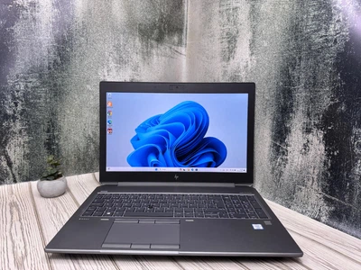 Ноутбук Робоча станція HP Zbook 15 G6 | Full HD 15.6 | i7-9850H | RAM 32 GB | SSD 512 GB | Nvidia Quadro T2000 4 GB | Металевий | потужний | Гравіювання в подарунок | підсвітка клавіатури - Б/В
