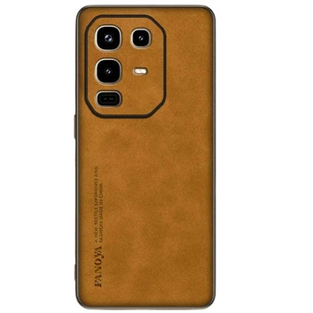 Кожаный чехол - накладка Fanoya для Infinix Note 50 Pro+ brown