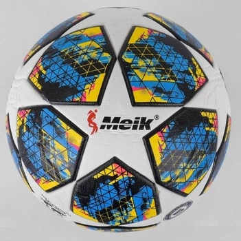 М'яч футбольний Meik Football 420 грамів Синій (тр)