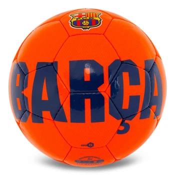 Мяч футбольный Барселона Ballonstar Barcelona 7961 размер №5 Orange-Deep Blue