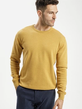 Sweter męski Cross Jeans 34228-026 2XL Żółty (8697319196122)