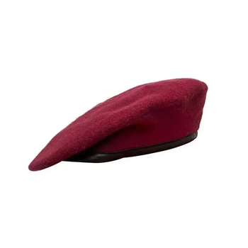 Армійський берет чоловічий із вовни [FM1159771] One size 56-60 Бордовий